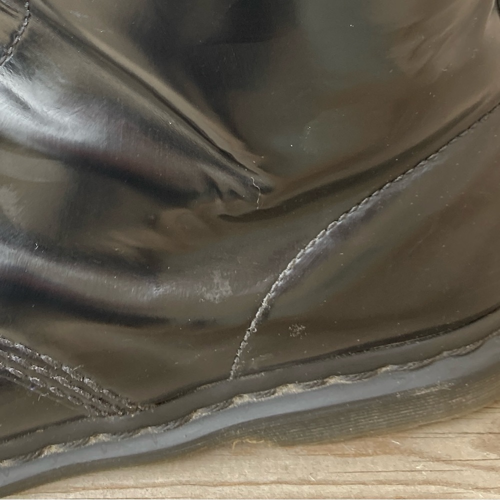 Dr. Martens Winchester II Leather Dress Boots Doc Martens Men’s 11 Black Smooth - Picture 12 of 13